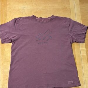 Life Is Good Purple Short Sleeve Tee